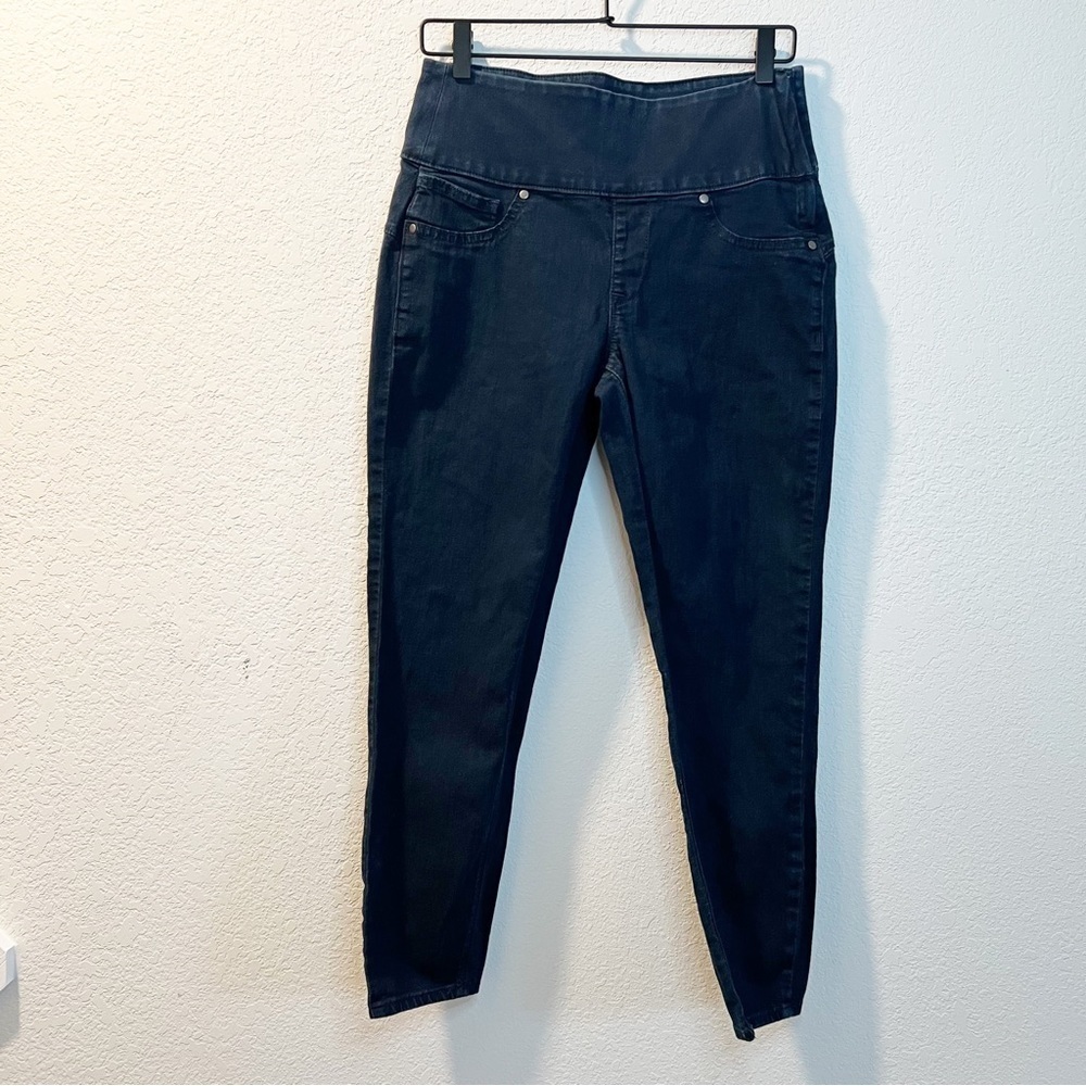 Women’s Spanx dark wash Alexia high waist stretch skinny jeans size medium M